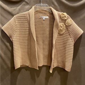 Cabi shirtsleeve sweater wrap